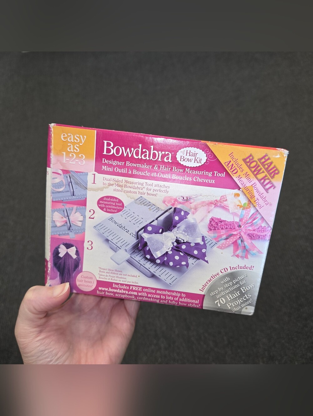 Bowdabra Mini For Hairbow Kit 2011 New In Box With CD